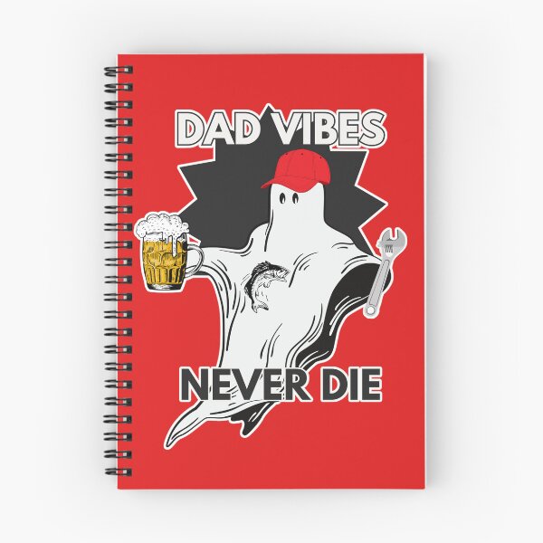 Item preview, Dad Vibes Never Die Poster and more - red edition designed and sold by dead-birds.