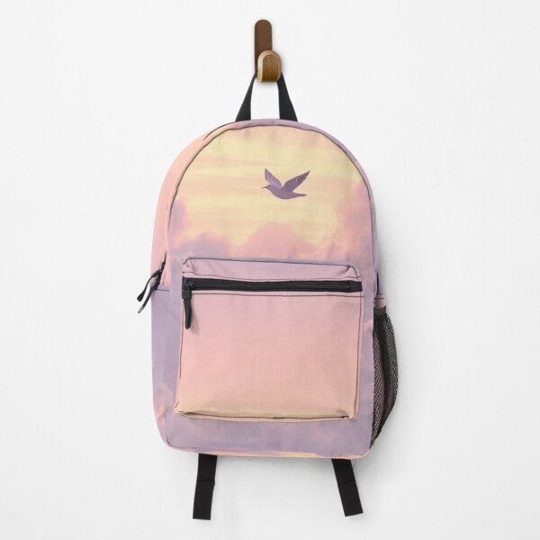 Item preview, Cozy Bird Over Pastel Clouds Quote designed and sold by Faeblehoarder.