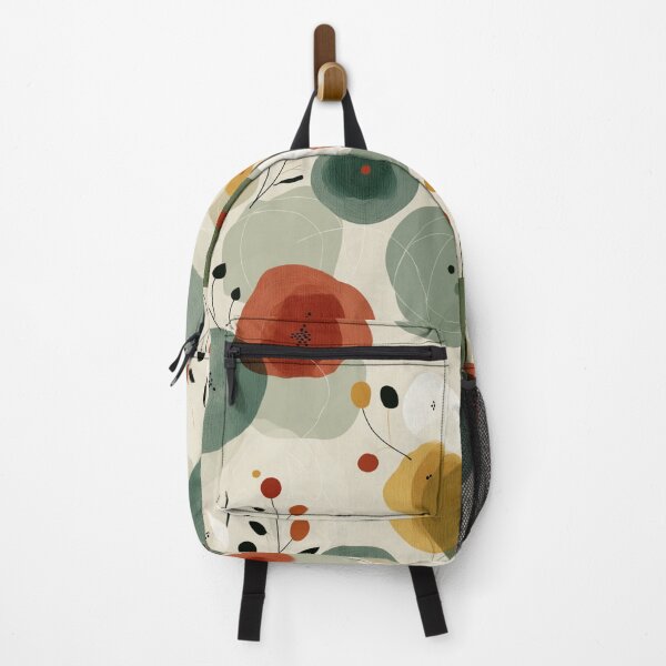 Item preview, Soft Romantic Abstract Flowing Shapes Whimsical  Floral Pattern designed and sold by GrinGalore.