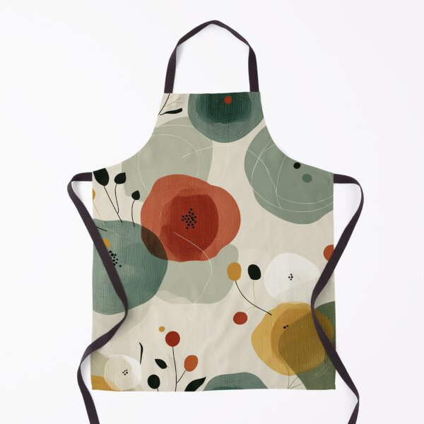 Item preview, Soft Romantic Abstract Flowing Shapes Whimsical  Floral Pattern designed and sold by GrinGalore.