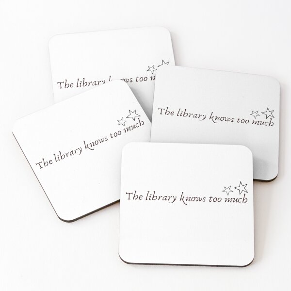 Item preview, The Library Knows Too Much designed and sold by Kusaka.art.