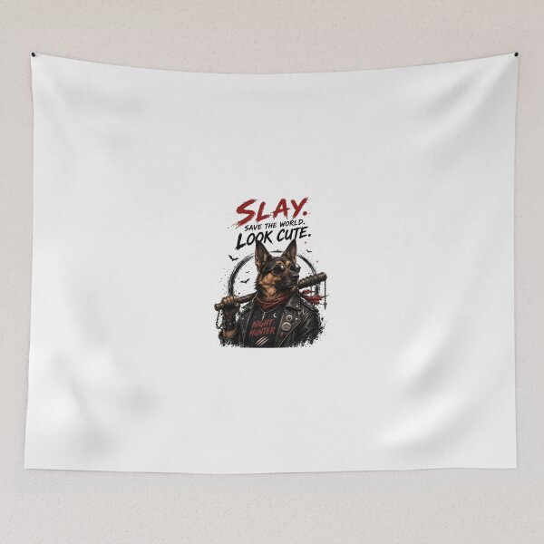 Item preview, Night Hunter Dog – Cool German Shepherd Graphic T-Shirt Design designed and sold by Newthingzy.