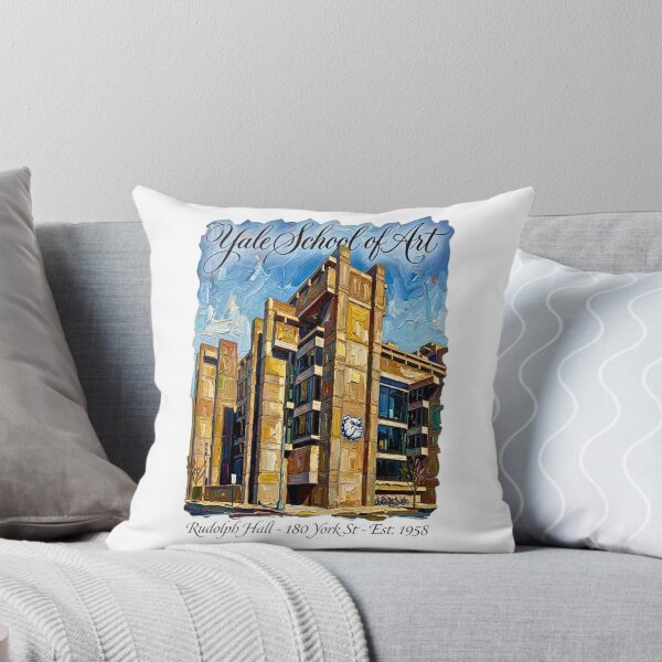 Item preview, Yale School of Art Rudolph Hall Impasto Oil Painting designed and sold by EvergreenPark - Tee Studio.