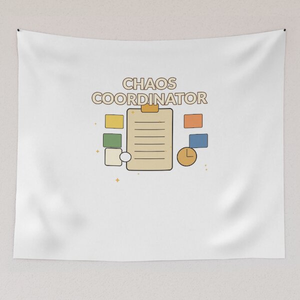 Item preview, Chaos Coordinator — Funny Parent Life and Family Organizer Design designed and sold by Cozy Oddities Studio.