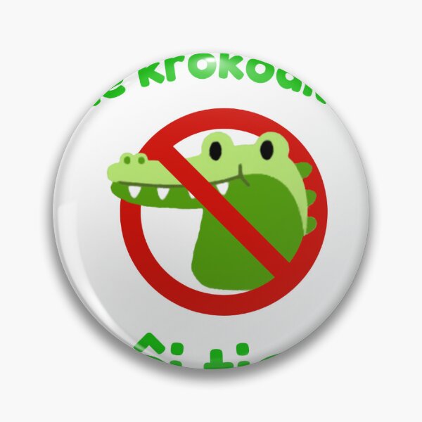 Item preview, Ne krokodilu ĉi tie - don't crocodile here (in Esperanto) designed and sold by LuluTestudo1.
