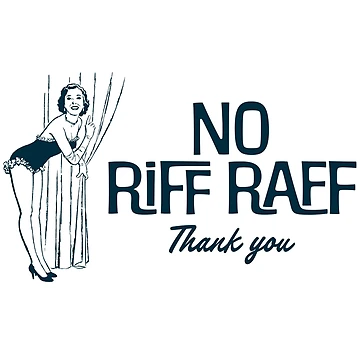Artwork thumbnail, No Riff Raff by GoGoPotatoPrint