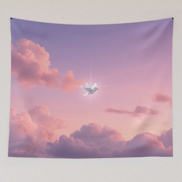 Item preview, Quieter Bird Over Dreamy Clouds designed and sold by Faeblehoarder.
