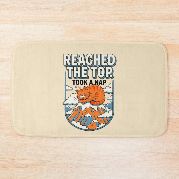 Item preview, Peak Lazy Reached The Top Took A Nap Cat Graphic — Funny Lazy Cat Humor  designed and sold by SkTee2k.