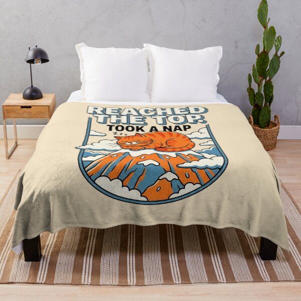 Item preview, Peak Lazy Reached The Top Took A Nap Cat Graphic — Funny Lazy Cat Humor  designed and sold by SkTee2k.