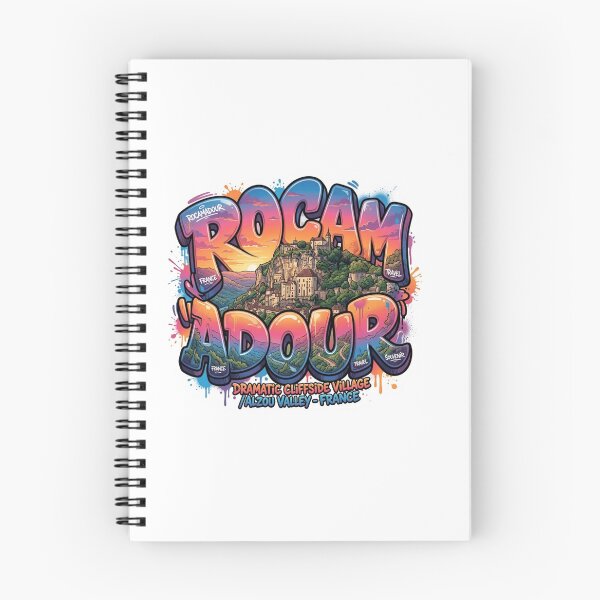Item preview, Rocamadour Cliffside Graffiti Sticker Souvenir Summer Edition designed and sold by Imaginarium of Chaos falcon88 .