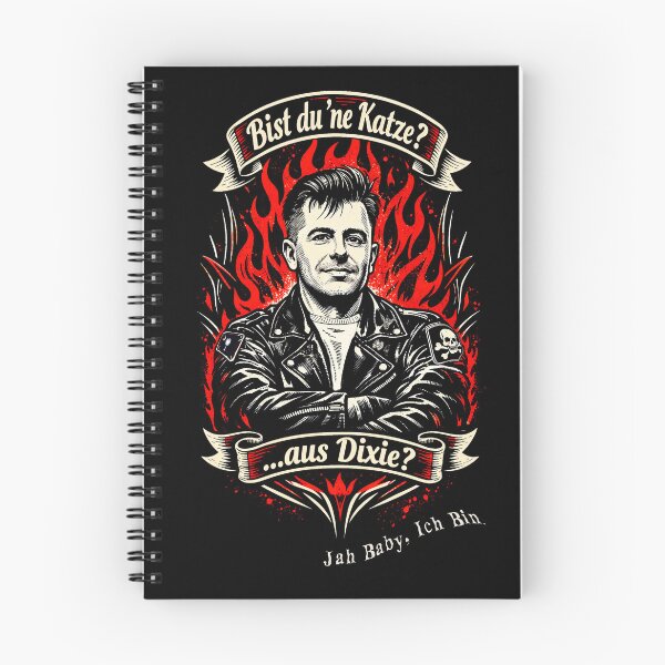 Item preview, Bist du 'ne Katze? Dixie Rockabilly Cat Art designed and sold by Larry Oates.