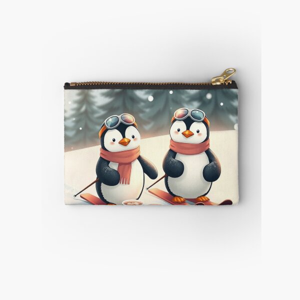Item preview, Cute Penguin Skiing Poster designed and sold by Faeblehoarder.