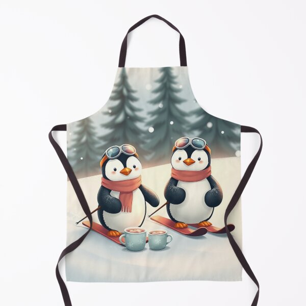 Item preview, Cute Penguin Skiing Poster designed and sold by Faeblehoarder.