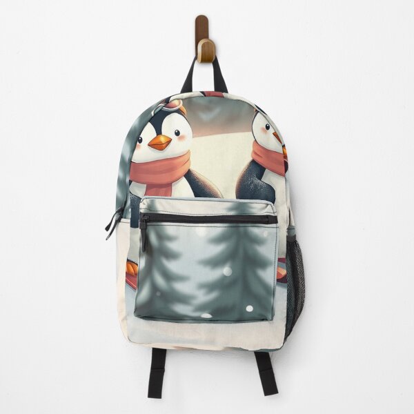 Item preview, Cute Penguin Skiing Poster designed and sold by Faeblehoarder.