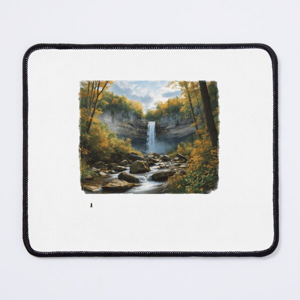 Item preview, Autumn Waterfall Nature Landscape Outdoors Enthusiast designed and sold by JonesFlora2025.