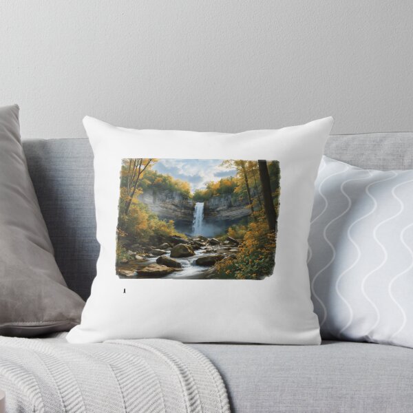 Item preview, Autumn Waterfall Nature Landscape Outdoors Enthusiast designed and sold by JonesFlora2025.