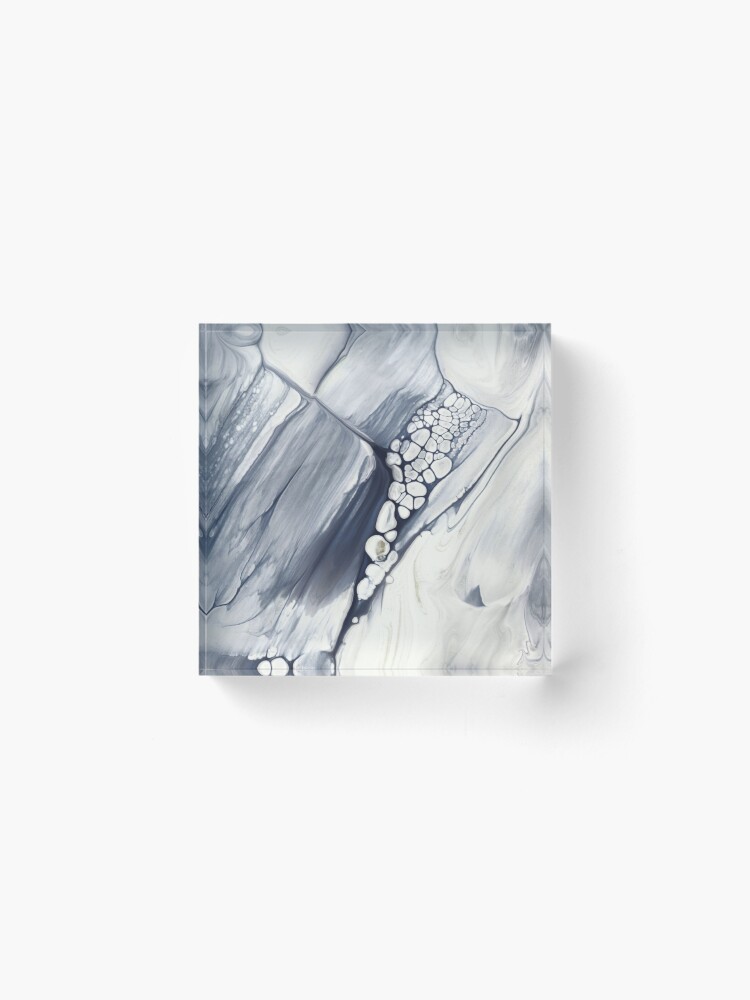 Thumbnail 2 of 5, Acrylic Block, Niagara Falls, Abstract Fluid Painting designed and sold by PrintsProject.