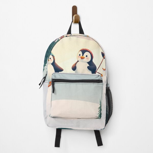 Item preview, Skiing Penguins with Hot Cocoa designed and sold by Faeblehoarder.