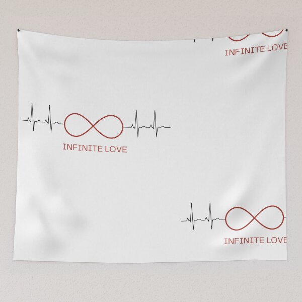Item preview, Eternal Love Infinity Heartbeat Line designed and sold by QuirkyCloud Designs.