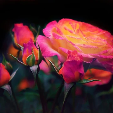 Artwork thumbnail, Tea Roses by Jessica Jenney