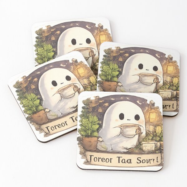 Item preview, Cozy Plant Lover Ghost Drinking Tea designed and sold by GUINewAlex.