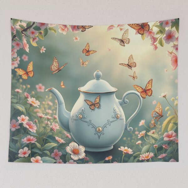 Item preview, Whimsical Garden With Dancing Butterflies designed and sold by Faeblehoarder.