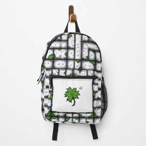 Item preview, Pixel art labyrinth with a cloverleaf at its center designed and sold by Mianku | Für das Leben.