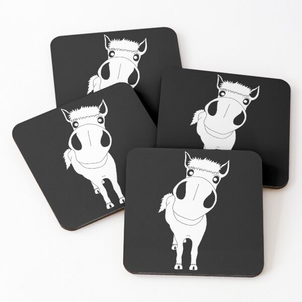 Item preview, Close-up of a white horse designed and sold by Lagueny.