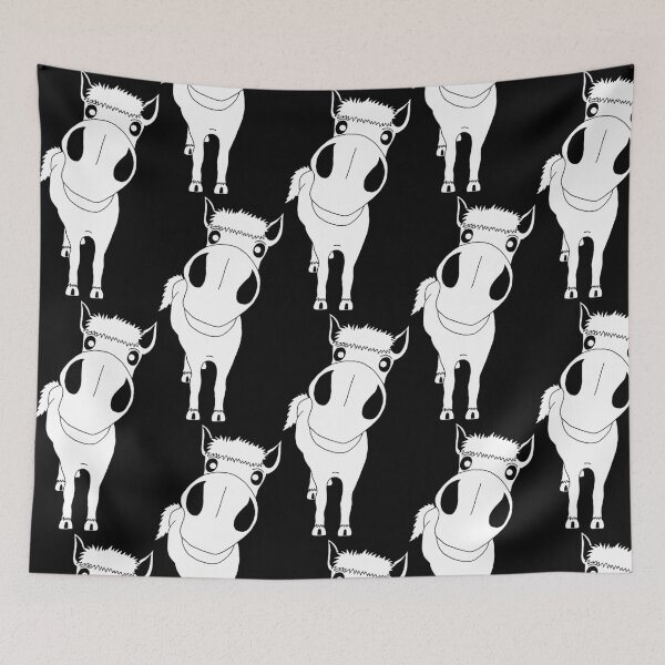 Item preview, Close-up of a white horse designed and sold by Lagueny.