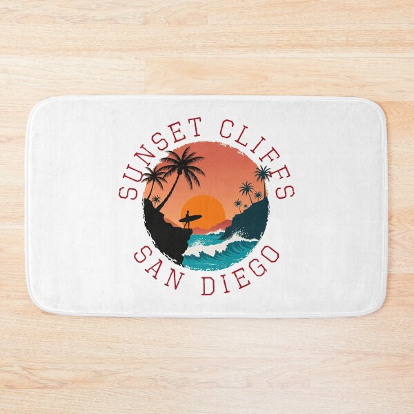 Item preview, Sunset Cliffs – San Diego (with Red Lettering) designed and sold by VelvetRoom.