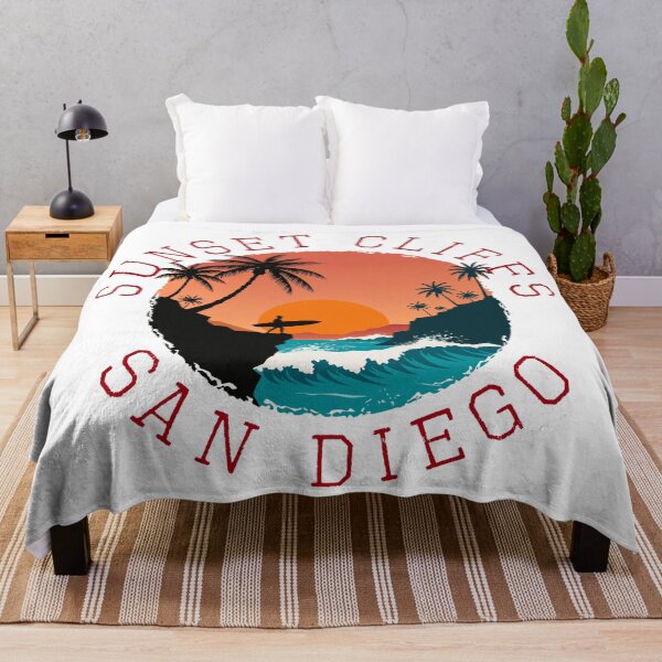 Item preview, Sunset Cliffs – San Diego (with Red Lettering) designed and sold by VelvetRoom.