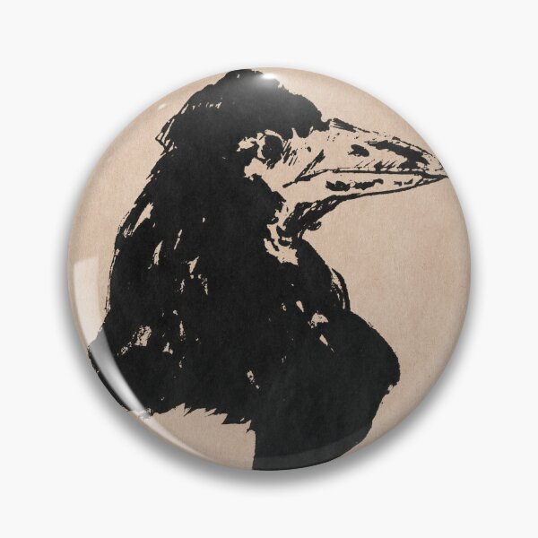 Item preview, Manet Raven on Vintage Paper – Classic Fine Art Bird Illustration designed and sold by EmeraldeaArt.