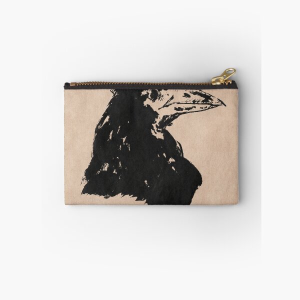 Item preview, Manet Raven on Vintage Paper – Classic Fine Art Bird Illustration designed and sold by EmeraldeaArt.