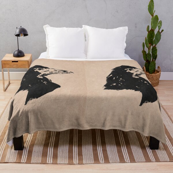 Item preview, Manet Raven on Vintage Paper – Classic Fine Art Bird Illustration designed and sold by EmeraldeaArt.