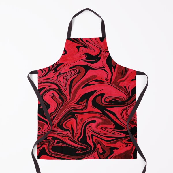 Artikelvorschau, Flüssiges rotes und schwarzes Muster, Schwarzer und roter Punkrock entworfen und verkauft von NadiaChevrel.