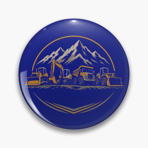 Item preview, Heavy Equipment Lineup Vintage Construction Machinery Design designed and sold by kakmi-art.