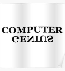 Computer genius Poster