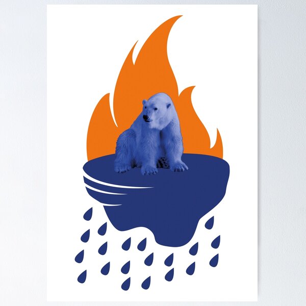 Item preview, Polar bear on the ice floe designed and sold by Hungry-Bird.