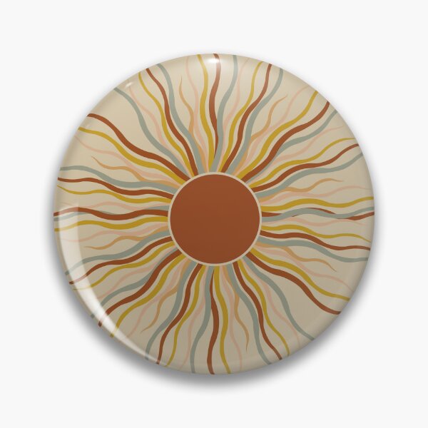 Item preview, Boho Sun Wall Art | Retro Abstract Sunburst Design designed and sold by UI Expert.