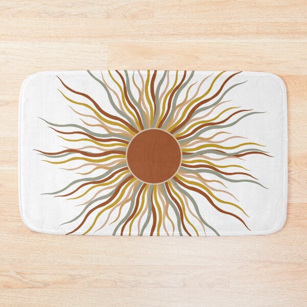 Item preview, Boho Sun Wall Art | Retro Abstract Sunburst Design designed and sold by UI Expert.