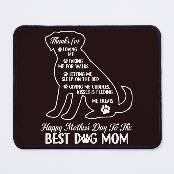 Item preview, Happy Mother's Day To The Best Dog Mom | Cute Dog Lover Gift Design designed and sold by 3liegy.