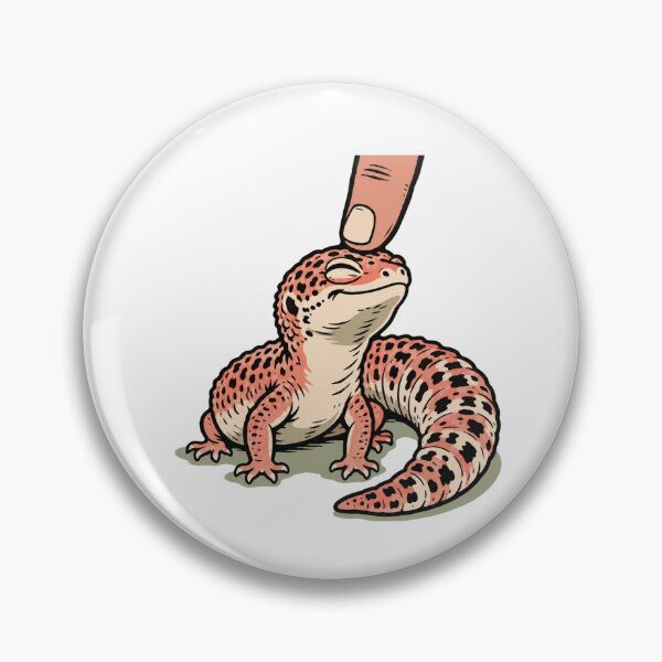 Item preview, Cute Leopard Gecko Head Pat Reptile Lover designed and sold by bosamji.