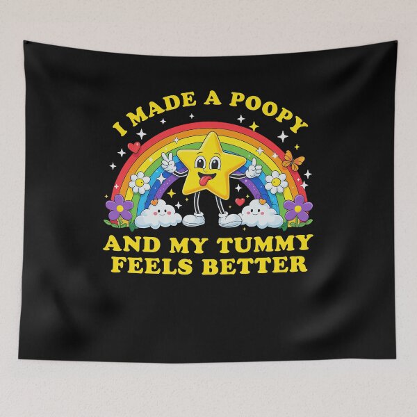 Item preview, I Made A Poopy And My Tummy Feels Better  designed and sold by nosu-art-pod.