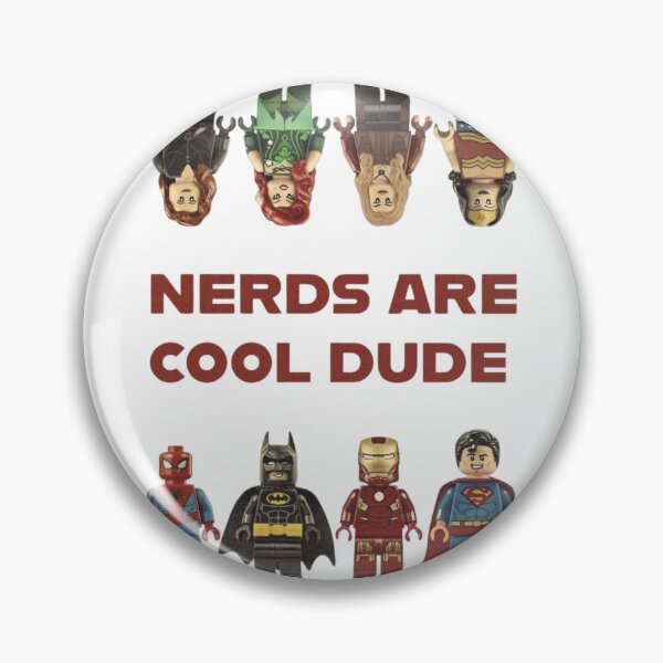 Item preview, Nerds Are Cool Dude | LEGO Superhero Geek Poster designed and sold by NDrake31.
