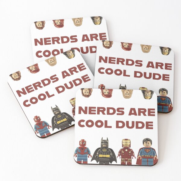 Item preview, Nerds Are Cool Dude | LEGO Superhero Geek Poster designed and sold by NDrake31.