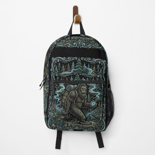 Item preview, Retro Folk Bigfoot Hiking Social Distance Champion designed and sold by EKHOAISTORE.
