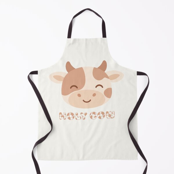 Item preview, Holy Cow Funny And Cute Cartoon Cow Face designed and sold by stylishdzign.