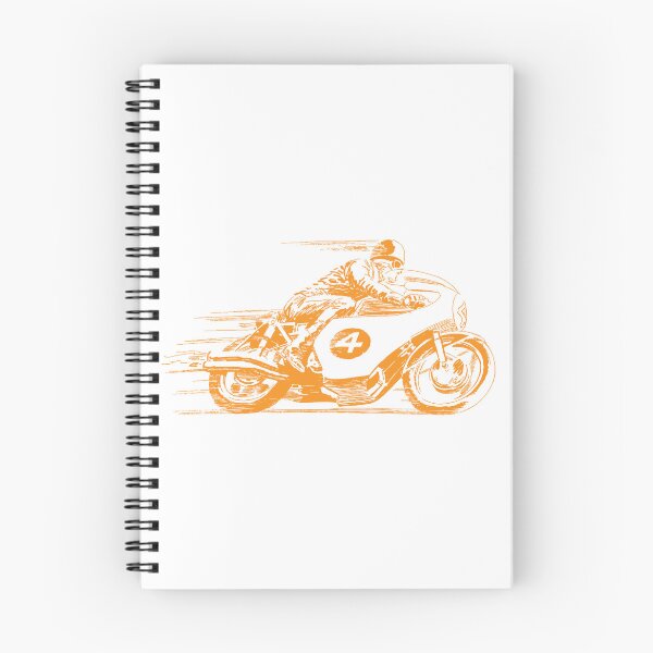 Item preview, Retro Racing Motorbike designed and sold by GoGoPotatoPrint.