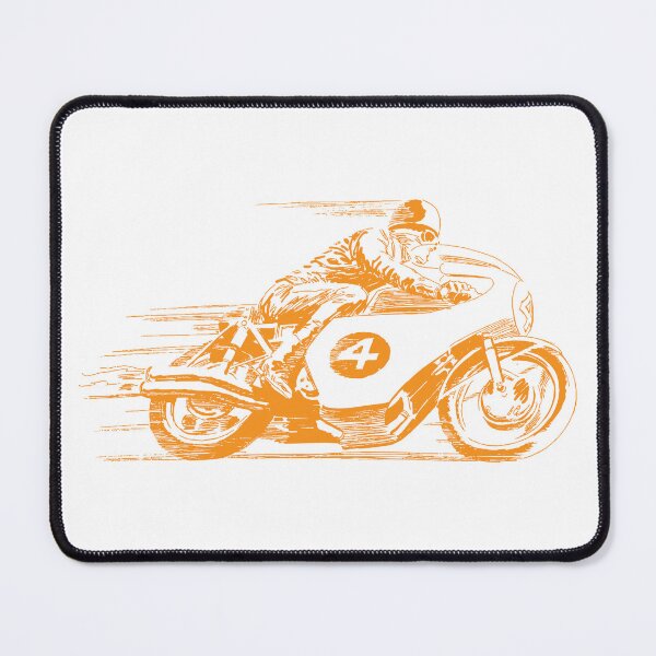 Item preview, Retro Racing Motorbike designed and sold by GoGoPotatoPrint.