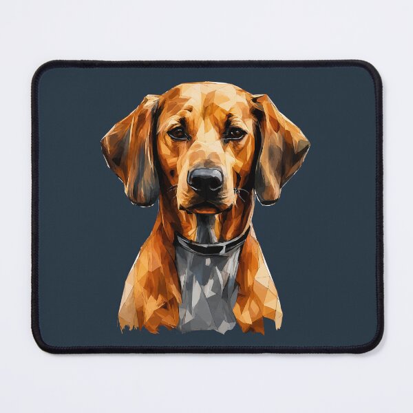 Item preview, Geometric Rhodesian Ridgeback Art – Modern Pet Art designed and sold by Tklezardesigns.